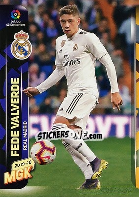 Sticker Fede Valverde - Liga 2019-2020. Megacracks n. 229bis - Panini