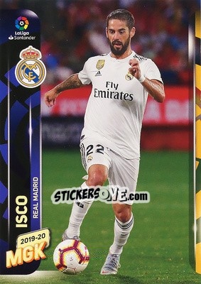 Sticker Isco - Liga 2019-2020. Megacracks - Panini