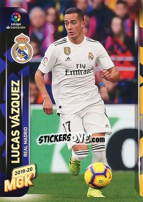 Sticker Lucas Vázquez - Liga 2019-2020. Megacracks n. 232 - Panini