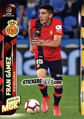 Sticker Fran Gámez - Liga 2019-2020. Megacracks n. 239 - Panini