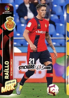 Sticker Raillo - Liga 2019-2020. Megacracks - Panini