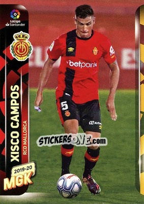 Sticker Xisco Campos - Liga 2019-2020. Megacracks - Panini