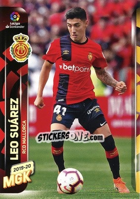 Sticker Leo Suárez - Liga 2019-2020. Megacracks n. 246 - Panini