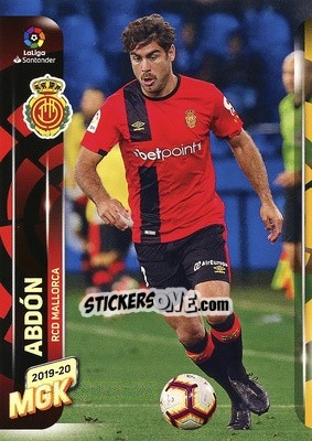 Sticker Abdón - Liga 2019-2020. Megacracks - Panini