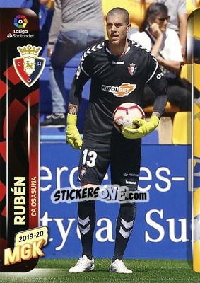 Sticker Rubén - Liga 2019-2020. Megacracks - Panini