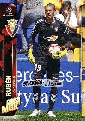 Cromo Rubén - Liga 2019-2020. Megacracks - Panini