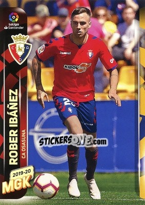 Sticker Róber Ibáñez - Liga 2019-2020. Megacracks - Panini