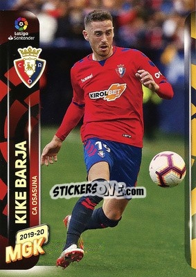 Sticker Kike Barja - Liga 2019-2020. Megacracks - Panini