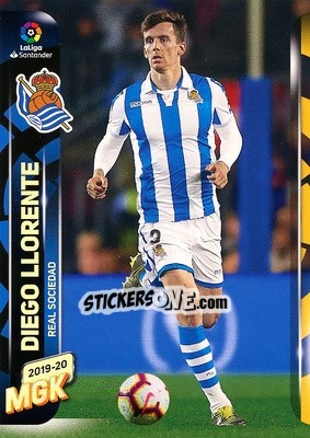 Sticker Diego Llorente - Liga 2019-2020. Megacracks - Panini