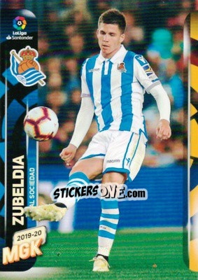 Sticker Zubeldia - Liga 2019-2020. Megacracks - Panini