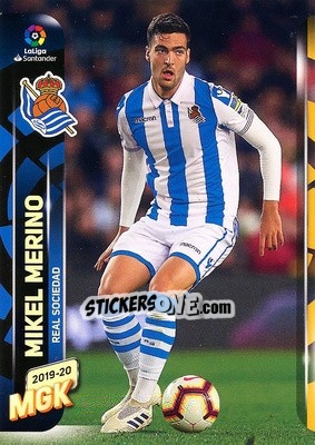 Sticker Mikel Merino - Liga 2019-2020. Megacracks - Panini