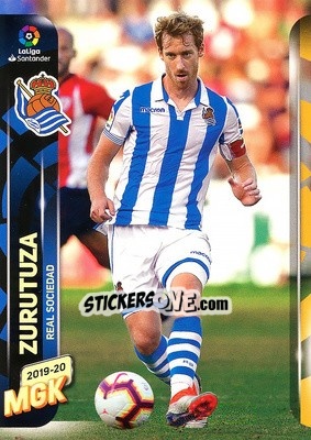 Sticker Zurutuza - Liga 2019-2020. Megacracks - Panini