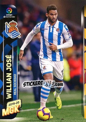 Sticker Willian José - Liga 2019-2020. Megacracks - Panini