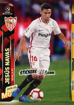 Sticker Jesús Navas - Liga 2019-2020. Megacracks - Panini