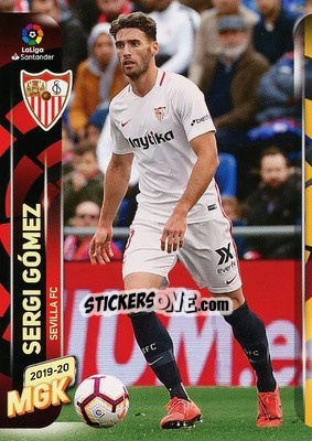 Sticker Sergi Gómez - Liga 2019-2020. Megacracks n. 293 - Panini