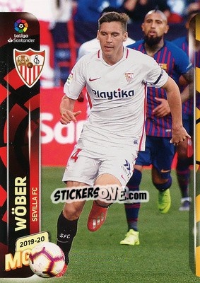 Sticker Wöber - Liga 2019-2020. Megacracks n. 295 - Panini