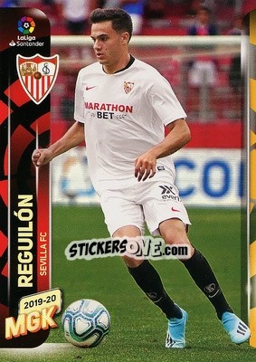 Sticker Reguilón - Liga 2019-2020. Megacracks - Panini