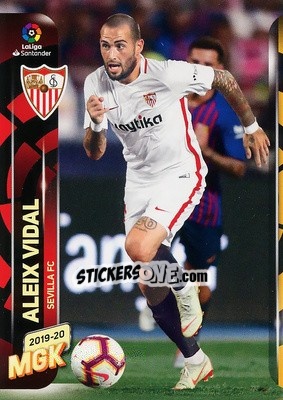 Sticker Aleix Vidal - Liga 2019-2020. Megacracks - Panini