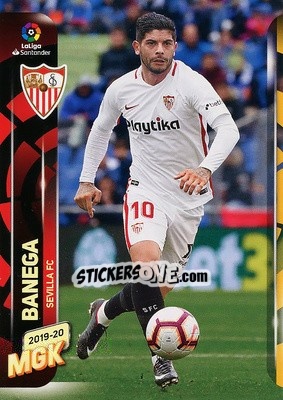 Sticker Banega - Liga 2019-2020. Megacracks n. 299 - Panini