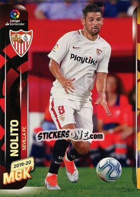 Sticker Nolito - Liga 2019-2020. Megacracks n. 304 - Panini