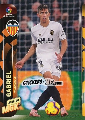 Sticker Gabriel - Liga 2019-2020. Megacracks - Panini