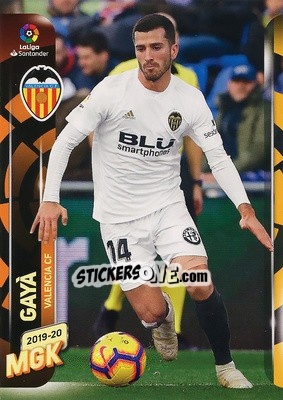 Sticker Gayá - Liga 2019-2020. Megacracks n. 314 - Panini