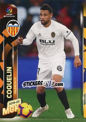 Sticker Coquelin - Liga 2019-2020. Megacracks n. 315 - Panini