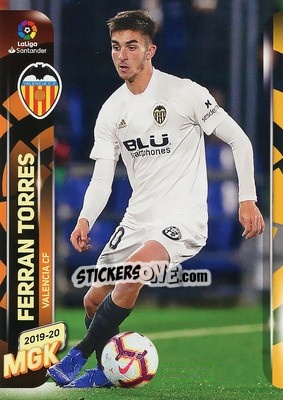 Sticker Ferrán Torres - Liga 2019-2020. Megacracks n. 321 - Panini
