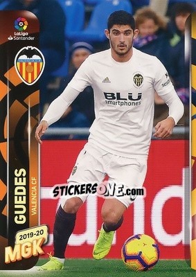 Sticker Guedes - Liga 2019-2020. Megacracks n. 322 - Panini