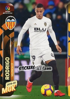 Cromo Rodrigo Moreno - Liga 2019-2020. Megacracks - Panini