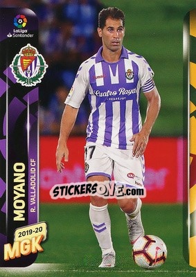 Sticker Moyano - Liga 2019-2020. Megacracks - Panini