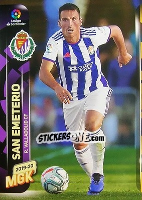 Sticker San Emeterio - Liga 2019-2020. Megacracks - Panini