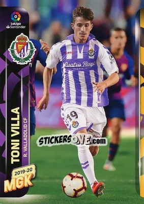 Sticker Toni Villa - Liga 2019-2020. Megacracks - Panini