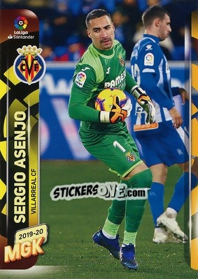 Sticker Sergio Asenjo - Liga 2019-2020. Megacracks - Panini