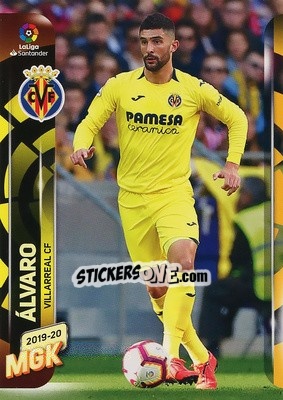 Sticker Álvaro - Liga 2019-2020. Megacracks - Panini