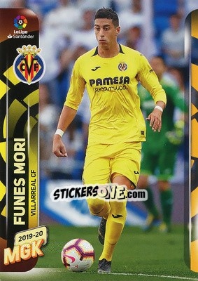 Sticker Funes Mori - Liga 2019-2020. Megacracks - Panini