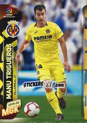 Sticker Manu Trigueros - Liga 2019-2020. Megacracks - Panini