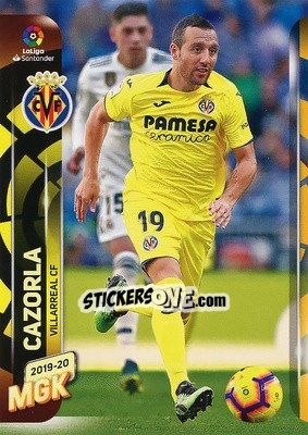Sticker Cazorla - Liga 2019-2020. Megacracks n. 356 - Panini