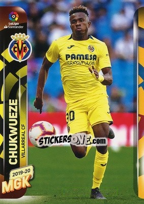 Sticker Chukwueze - Liga 2019-2020. Megacracks n. 357 - Panini