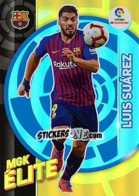 Sticker Luis Suárez - Liga 2019-2020. Megacracks - Panini