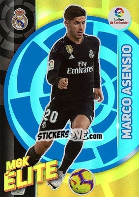 Sticker Marco Asensio - Liga 2019-2020. Megacracks - Panini