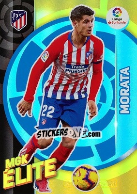 Sticker Morata - Liga 2019-2020. Megacracks - Panini