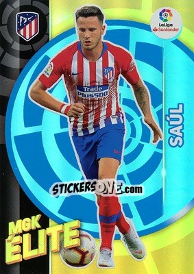 Sticker Saúl - Liga 2019-2020. Megacracks n. 381 - Panini
