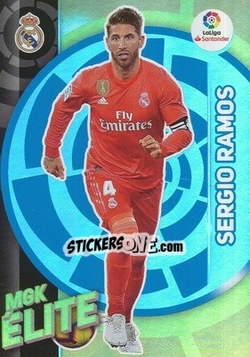 Sticker Sergio Ramos - Liga 2019-2020. Megacracks n. 382 - Panini