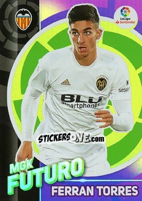 Sticker Ferran Torres - Liga 2019-2020. Megacracks n. 394 - Panini