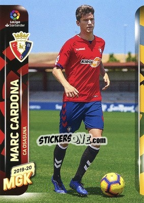 Sticker Marc Cardona - Liga 2019-2020. Megacracks - Panini