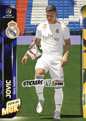 Sticker Jovic - Liga 2019-2020. Megacracks - Panini