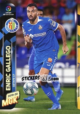 Sticker Enric Gallego - Liga 2019-2020. Megacracks - Panini