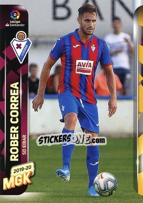 Cromo Róber Correa - Liga 2019-2020. Megacracks - Panini