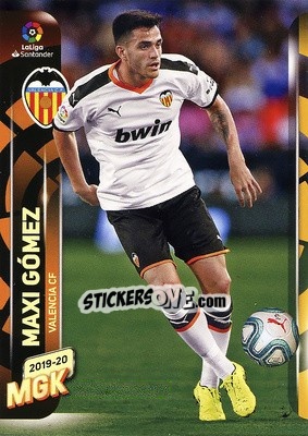 Sticker Maxi Gómez - Liga 2019-2020. Megacracks n. 419 - Panini